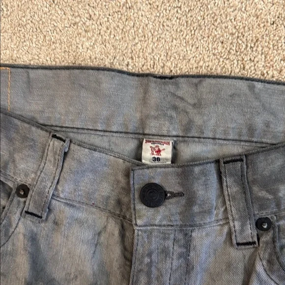 True Religion Straight Flap Grey Jeans - Picture 4 of 5